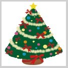 キラキラのクリスマスツリー